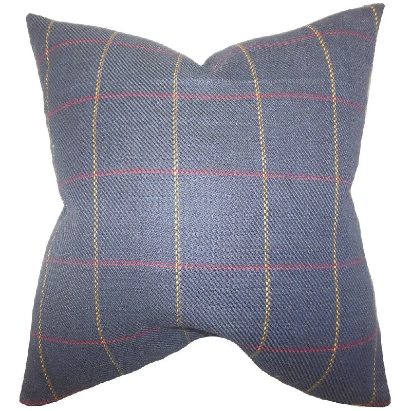 Maillol Plaid Euro Sham Blue