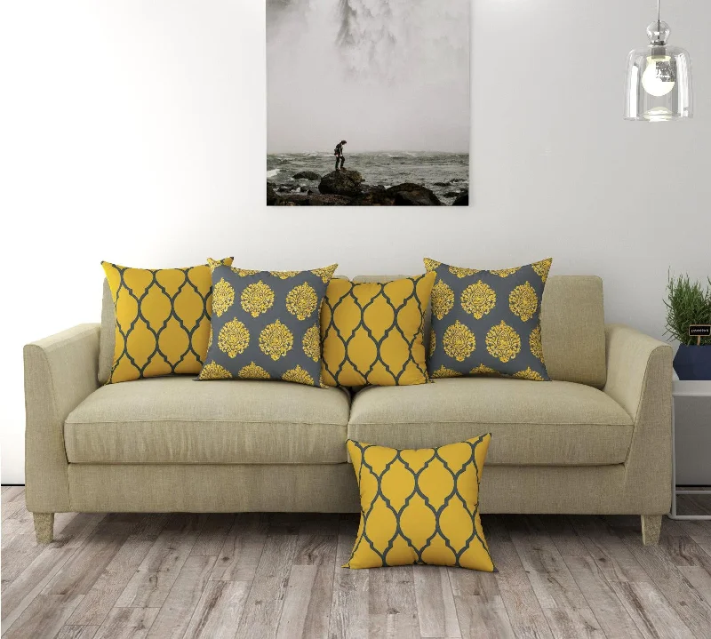 Dori & Damask Mustard Yellow