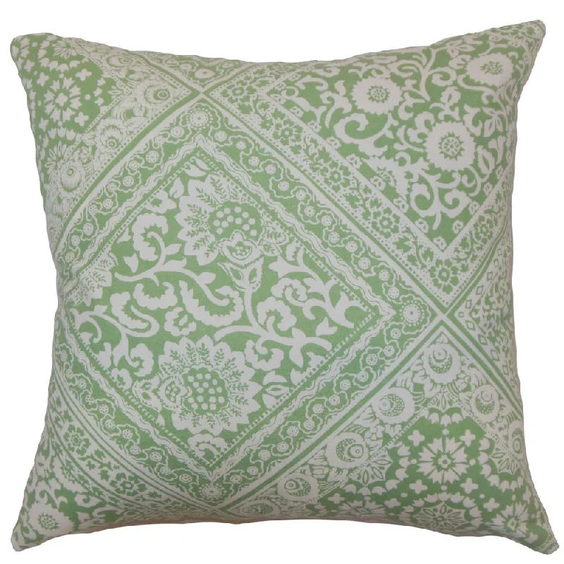 Kayea Floral Euro Sham Mint