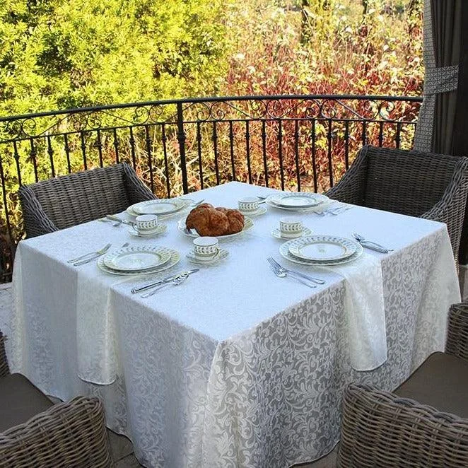 Square Somerset Damask Tablecloth