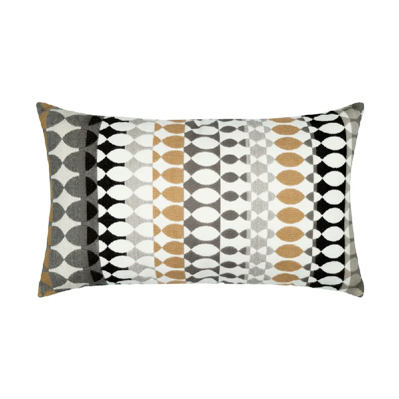 12" x 20" Elaine Smith Pillow  Modern Oval Dune