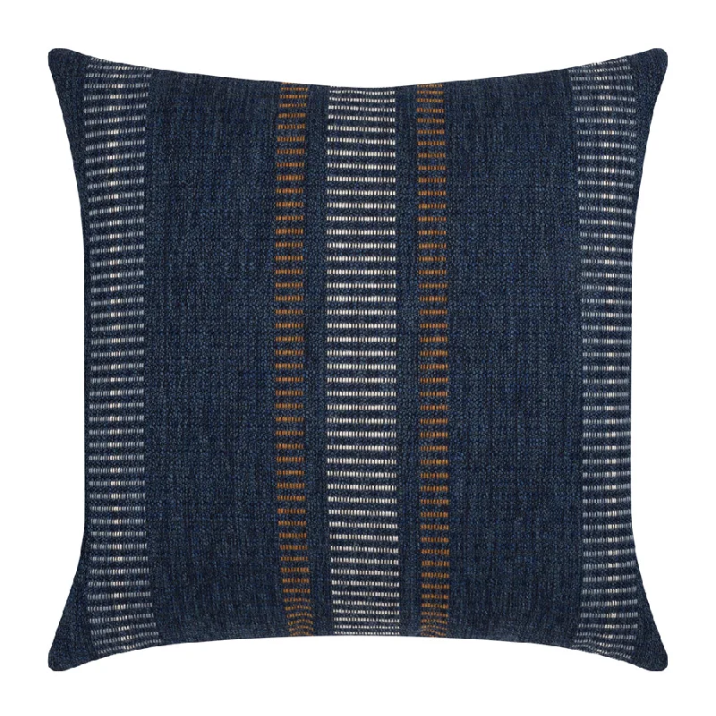 20" Square Elaine Smith Pillow  Journey Indigo