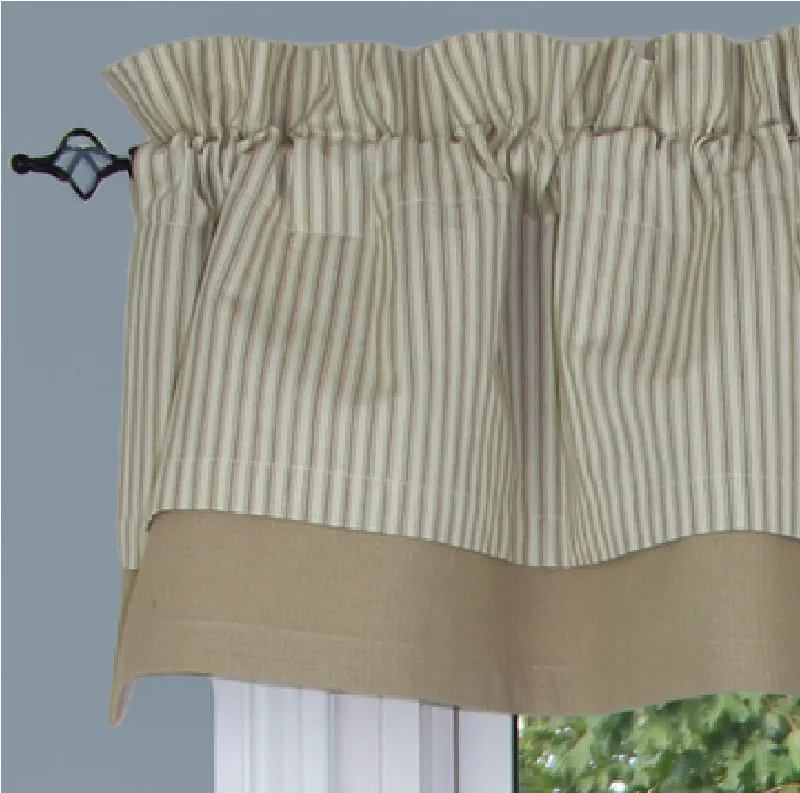 Clanton Tan Valance VL248026