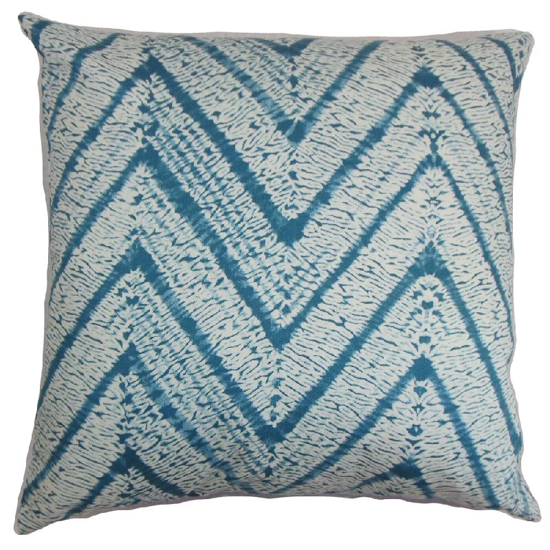 Destry Zigzag Euro Sham Blue Topaz