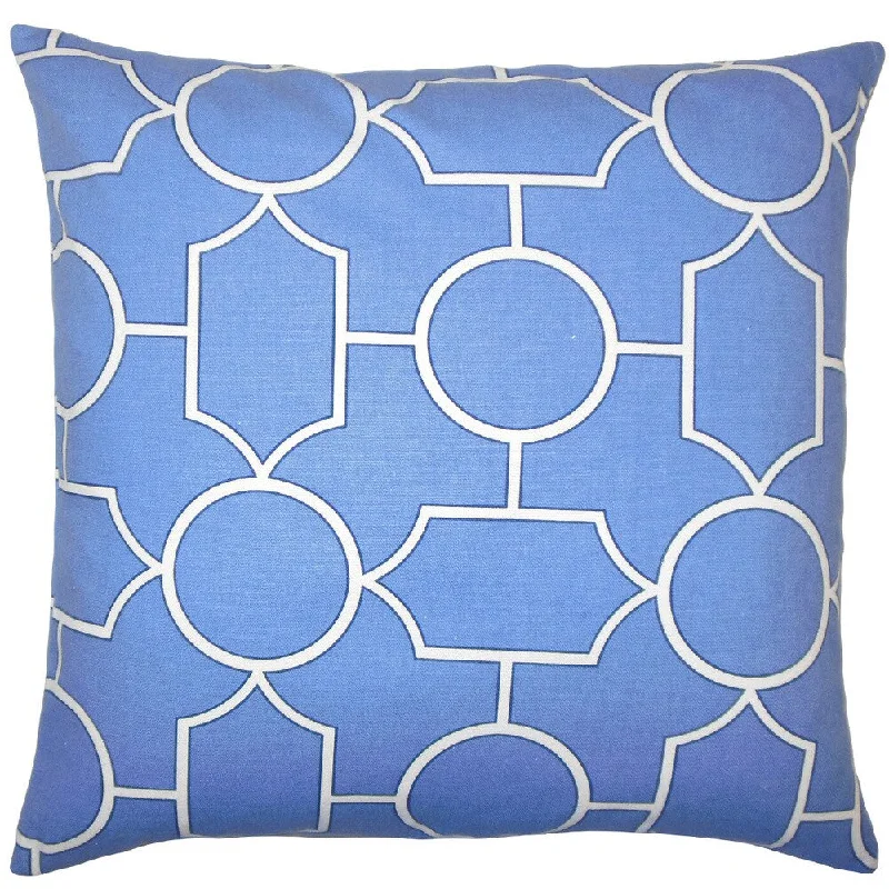 Samoset Geometric Euro Sham Chambray