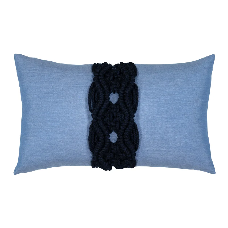 12" x 20" Elaine Smith Pillow  Palomar Indigo