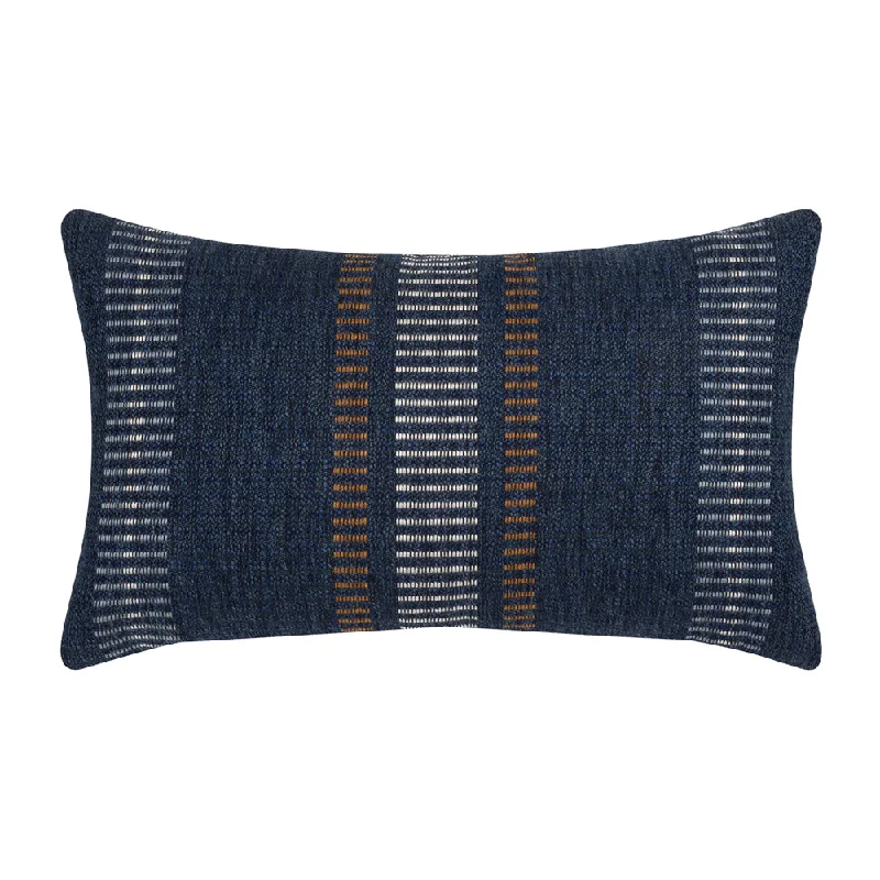 12" x 20" Elaine Smith Pillow  Journey Indigo