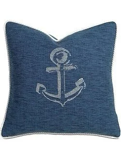 Block Print Anchor Pillows