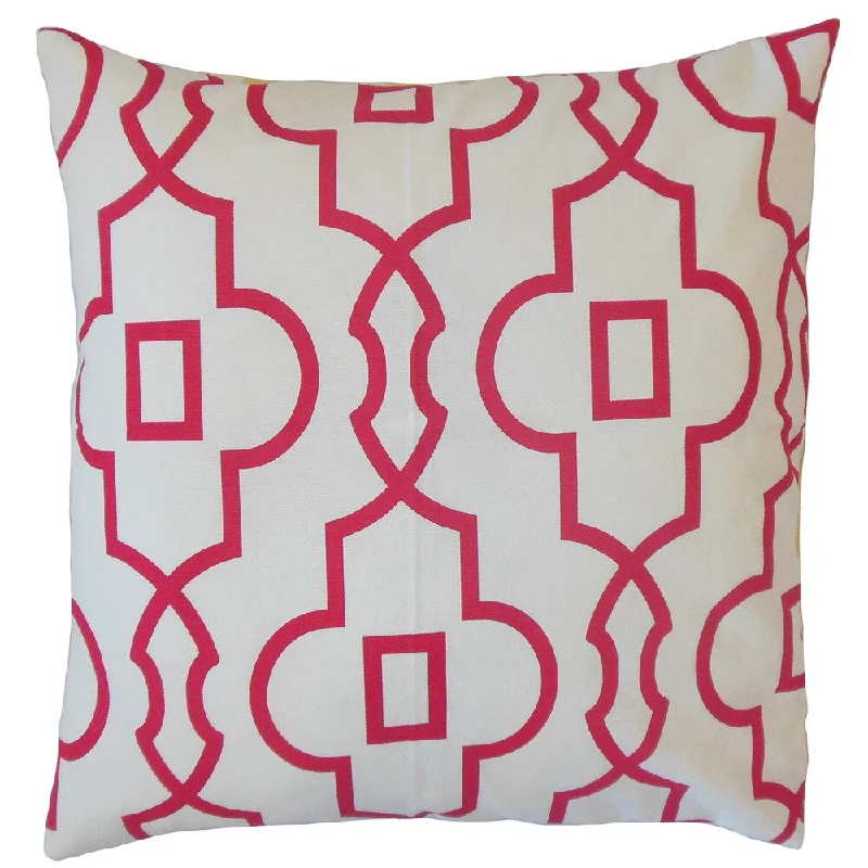 Thandiwe Geometric Euro Sham Pink