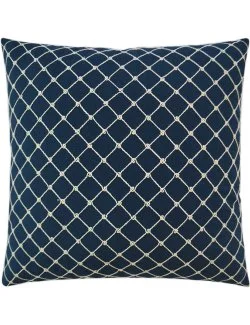 Deep Sea Knotted Net Pillow