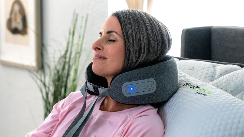 GhostBed Massaging Neck Pillow