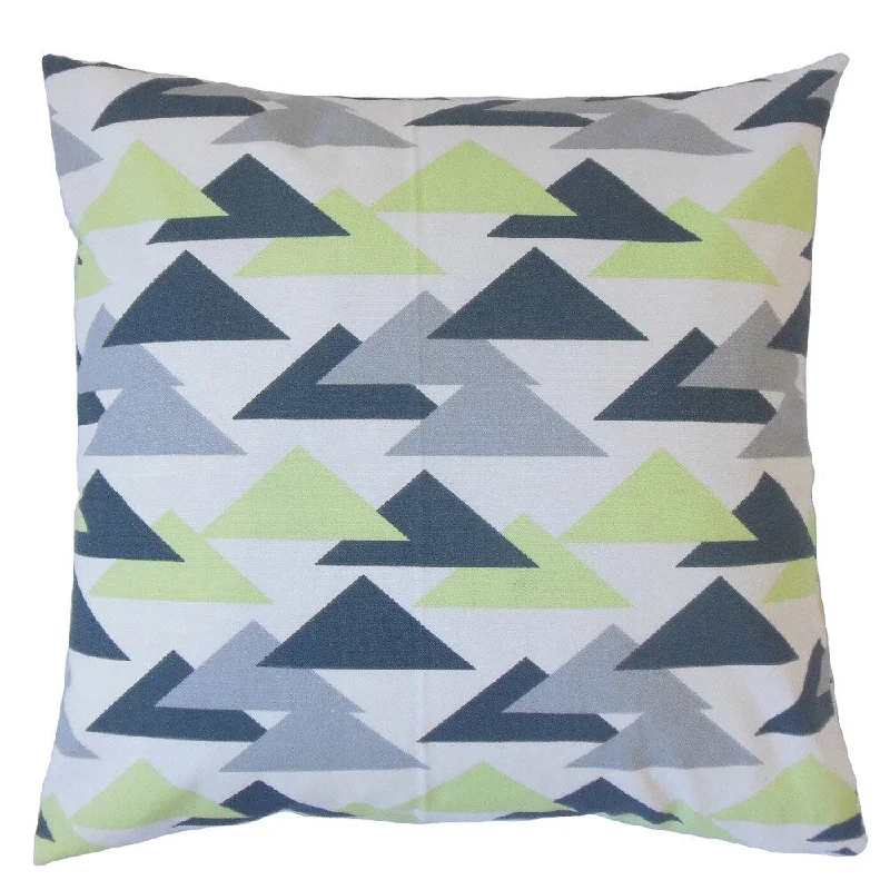 Wyome Geometric Euro Sham Kiwi