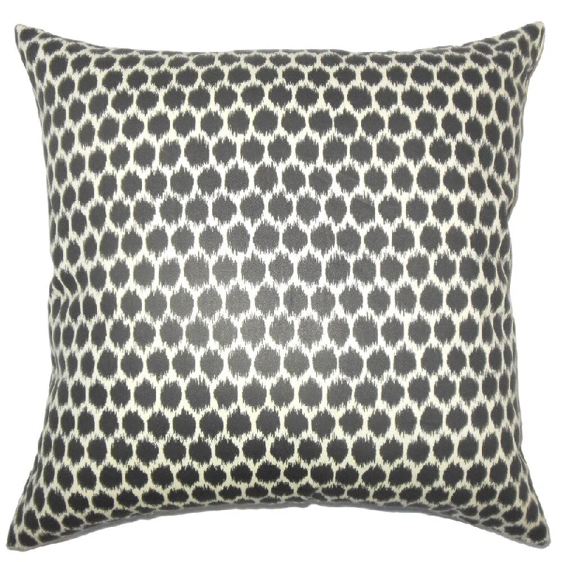 Dallin Ikat Euro Sham Black