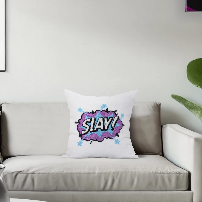 SLAY Pop Art Pillow Cover