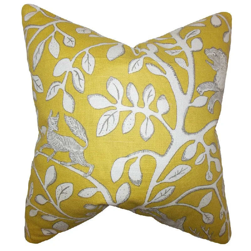 Honorine Floral Euro Sham Yellow