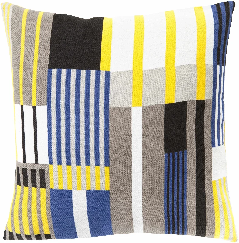 Kurtistown Colorful Geometric Stripes Throw Pillow - Clearance