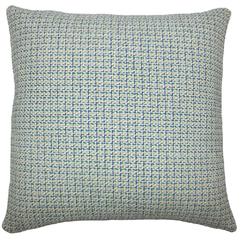 Paley Plaid Euro Sham Blue Green