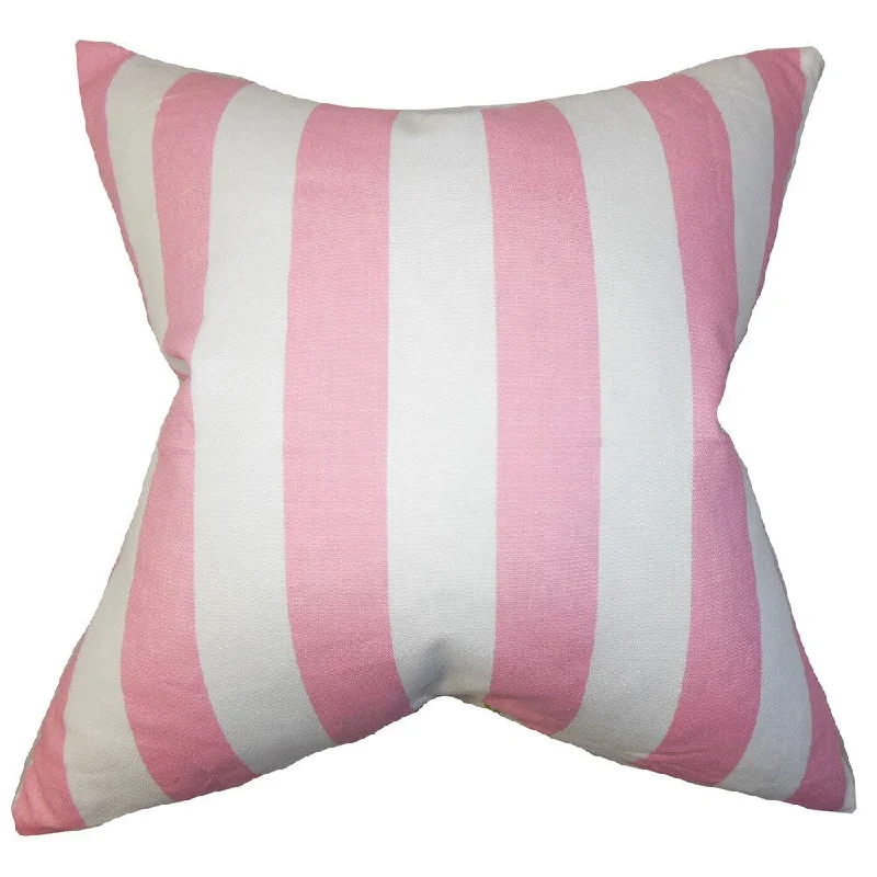 Ilaam Stripes Euro Sham Baby Pink