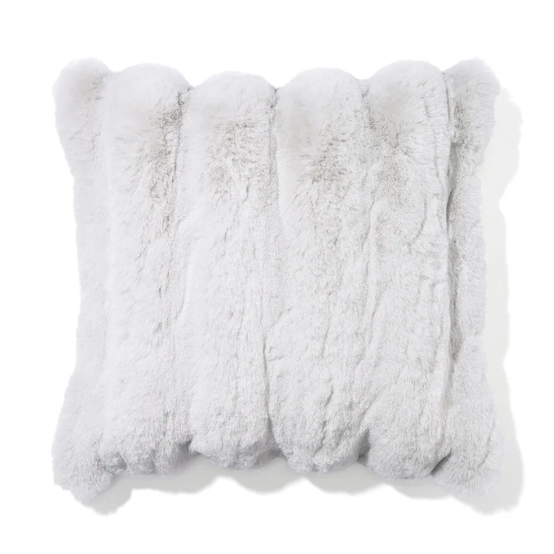 Fur I Cushion Cover 450 X 450 Grey