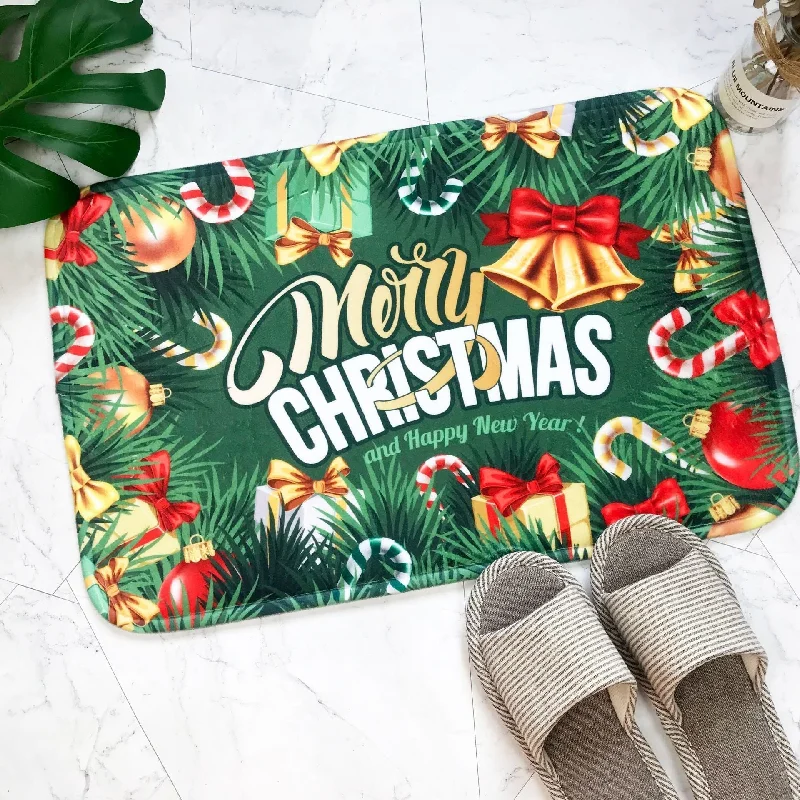 Small Size Christmas Decorations Door Mats