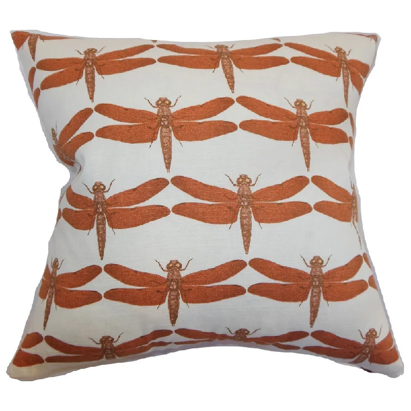 Nkan Dragonfly Euro Sham Persimmon