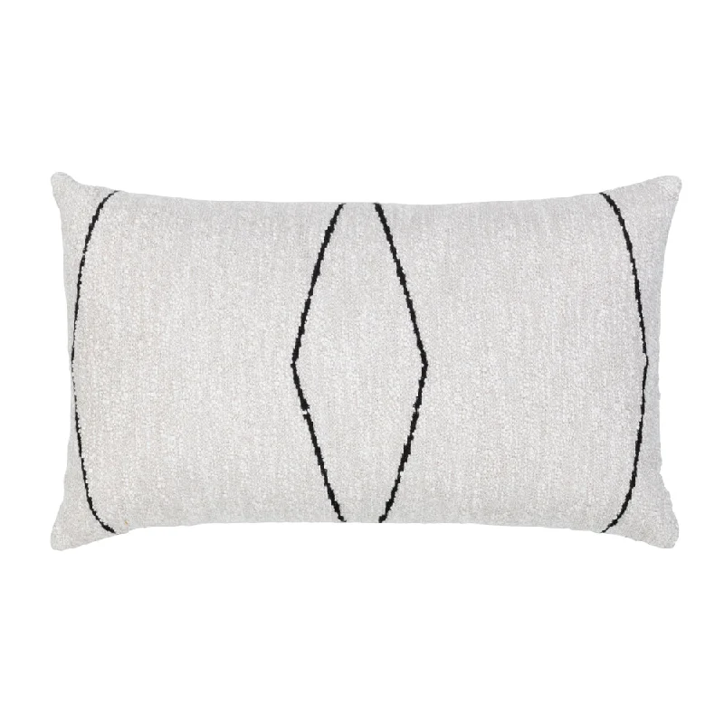 12" x 20" Elaine Smith Pillow  Oblique Ebony