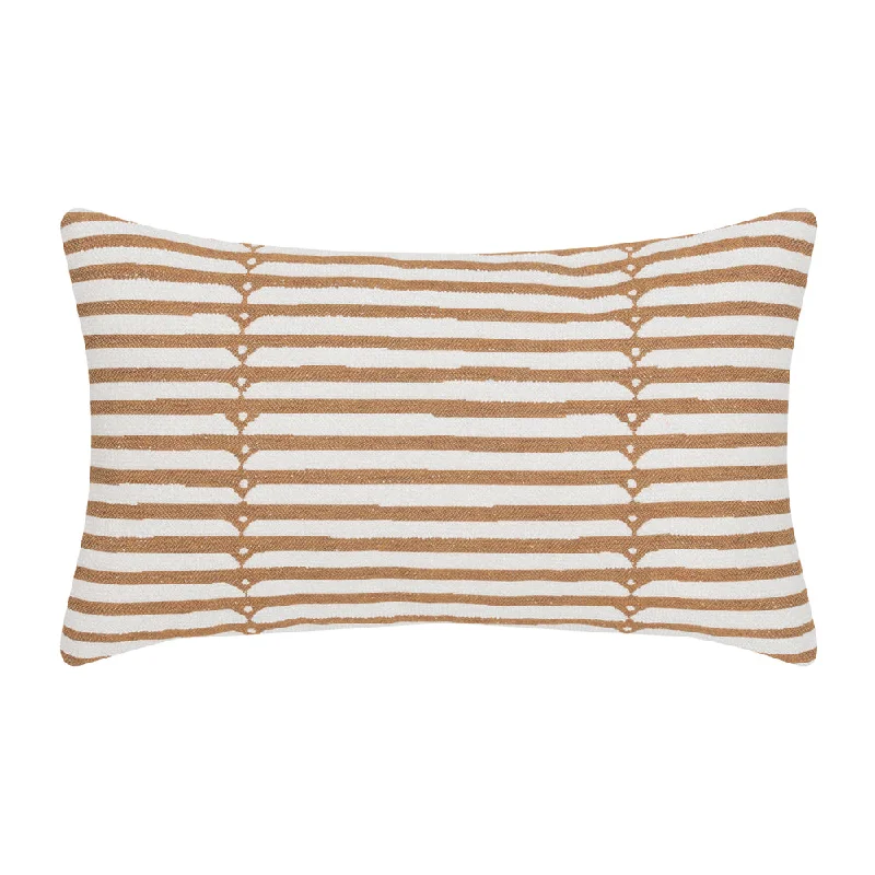 12" x 20" Elaine Smith Pillow  Sincerity Caramel