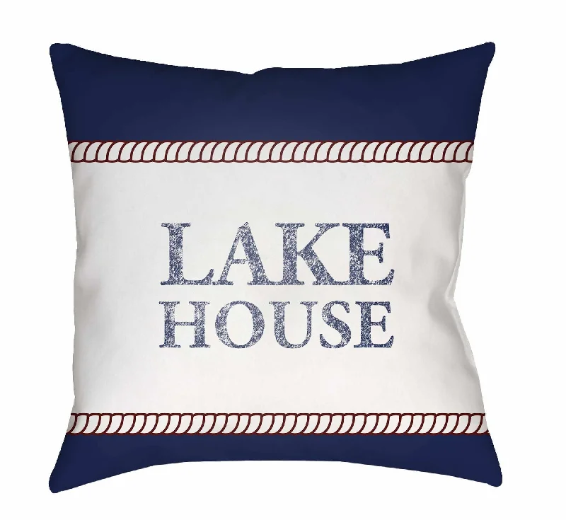 Sadanga Nautical Lake House Throw Pillow