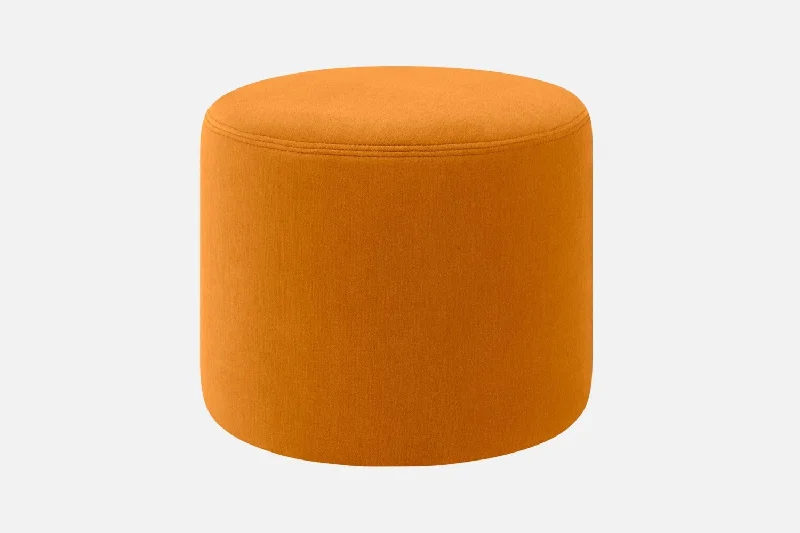 Bon Ochre Round Pouf