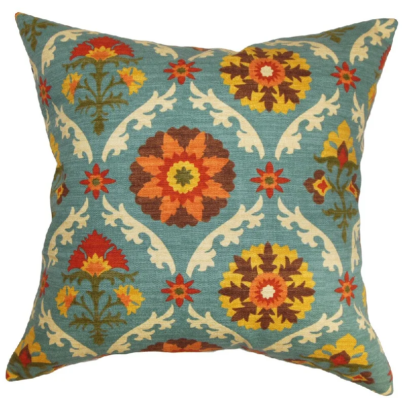 Kachine Floral Euro Sham Autumn