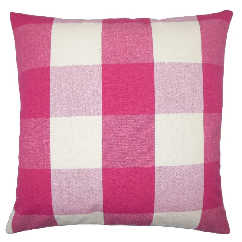 Pyralis Plaid Euro Sham Berry