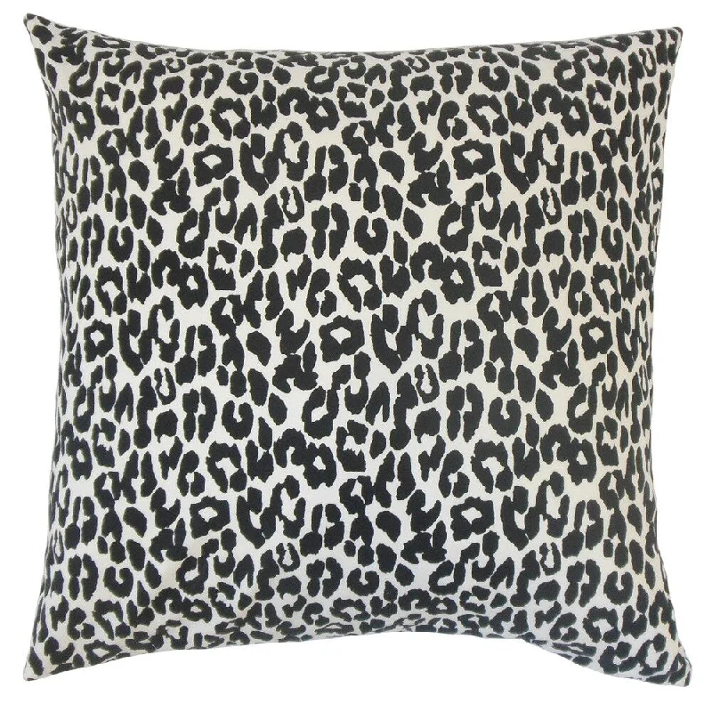 Olesia Animal Print Euro Sham Black