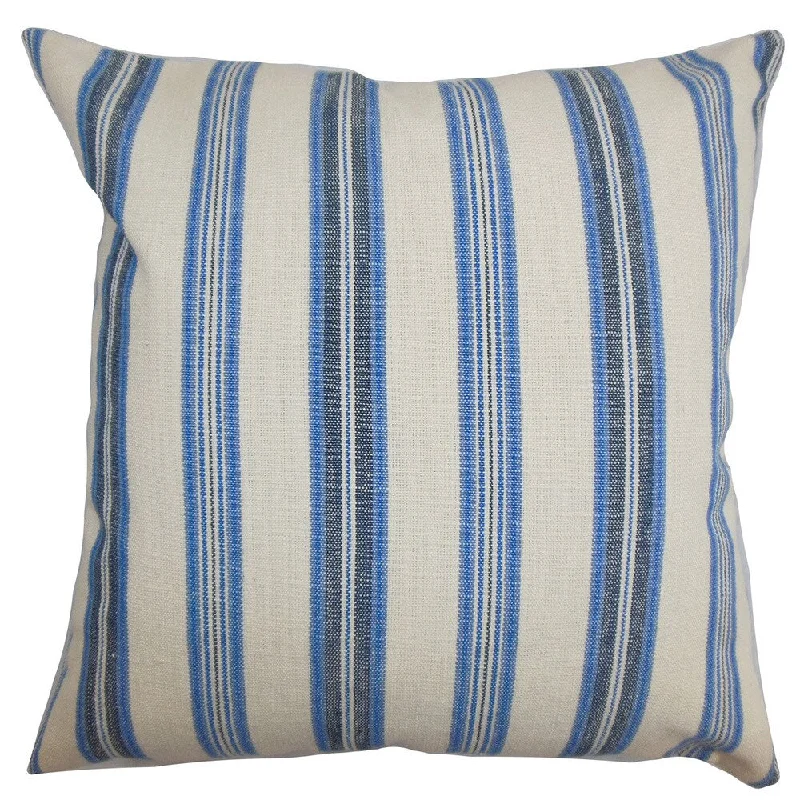 Omer Stripe Euro Sham Blue