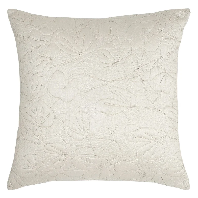 Modern Living Oxidized Leaf Quilted Euro Sham