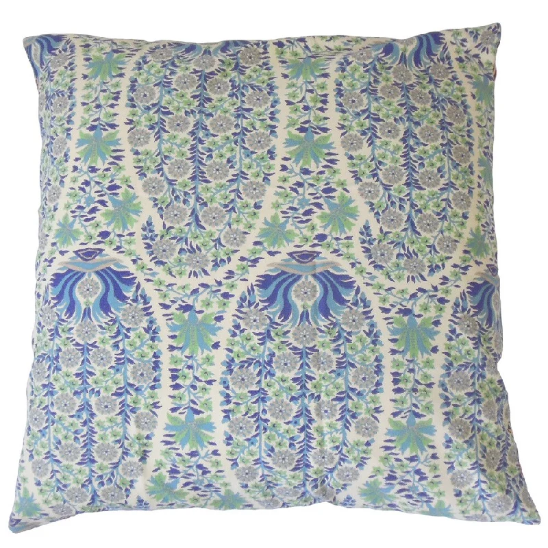 Gerlinde Floral Euro Sham Blueberry