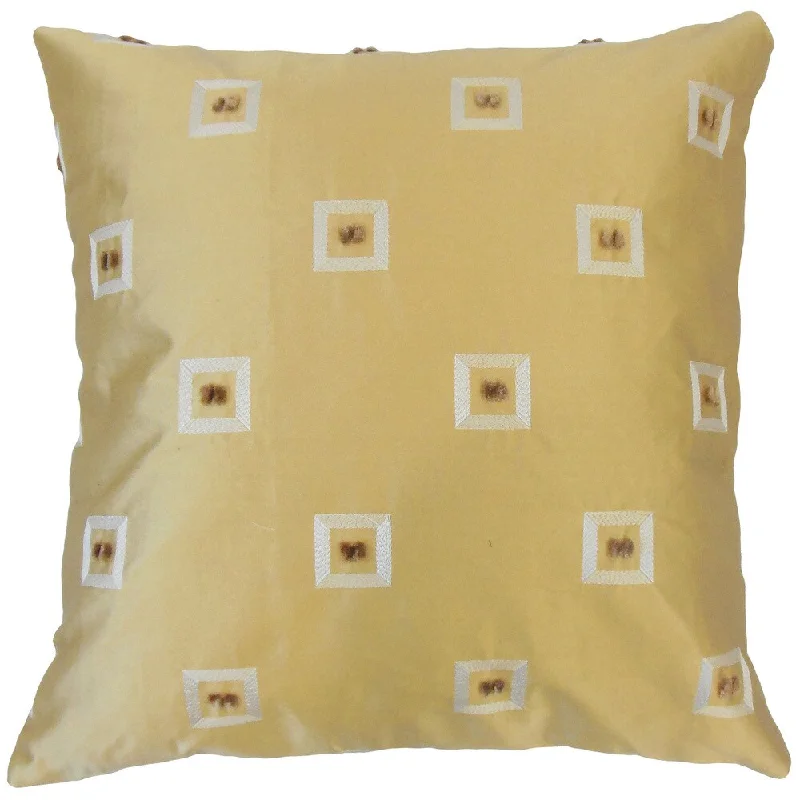 Quynh Geometric Euro Sham Gold