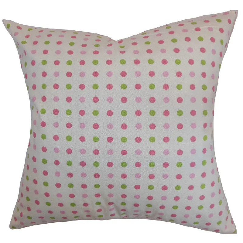 Baracua Dots Euro Sham Watermelon