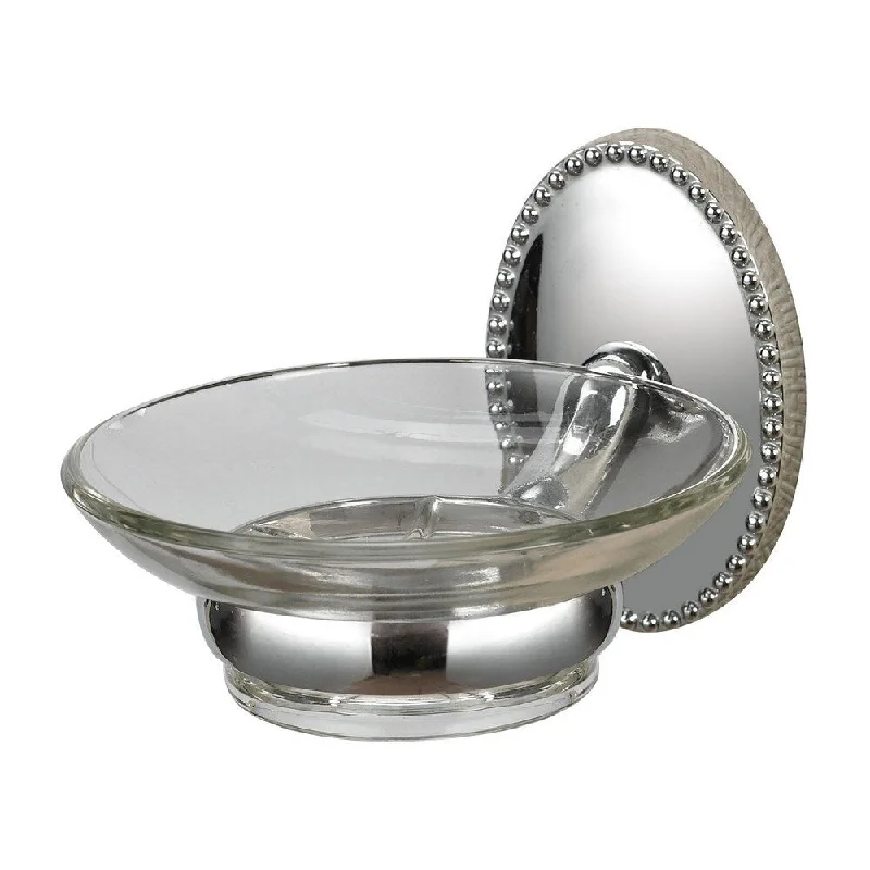 5 Inch Soap Dish Holder Chrome Finish