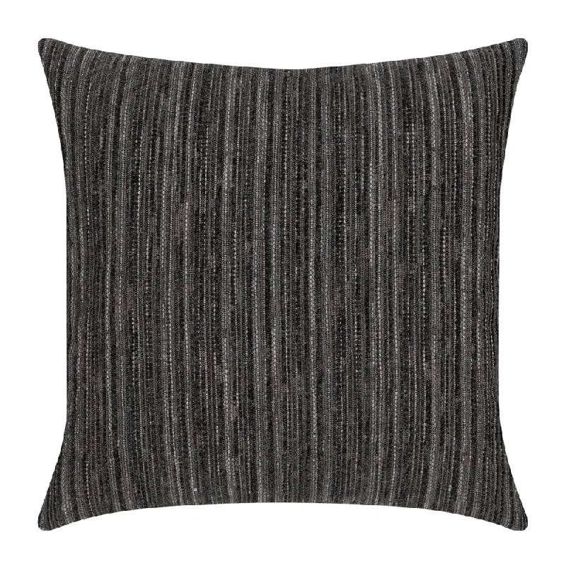 20" Square Elaine Smith Pillow  Luxe Stripe Charcoal