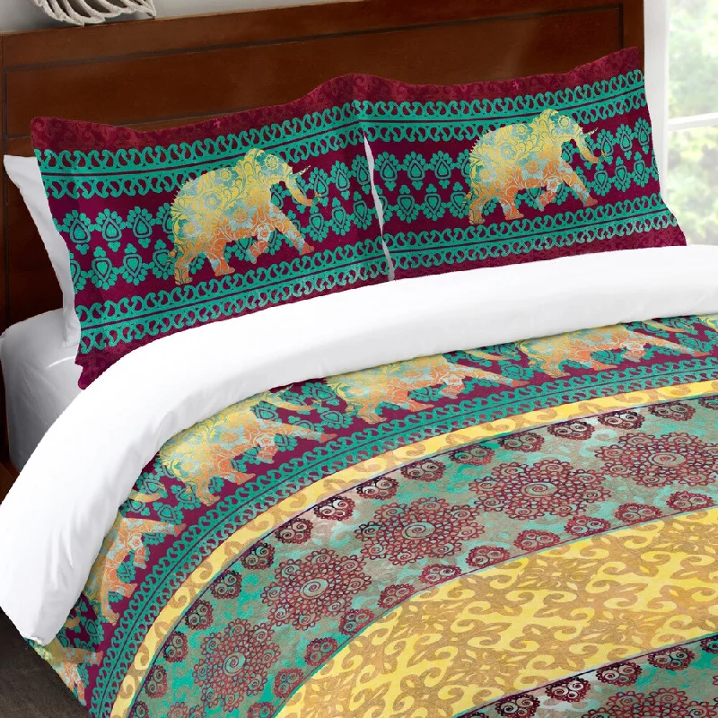 Laural Home Moroccan Elephants Standard Pillow Sham