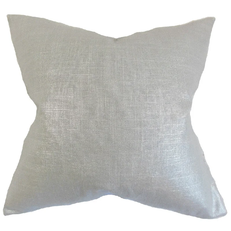 Berquist Solid Euro Sham Platinum