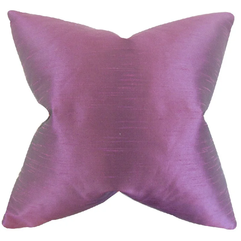 Acker Solid Euro Sham Purple