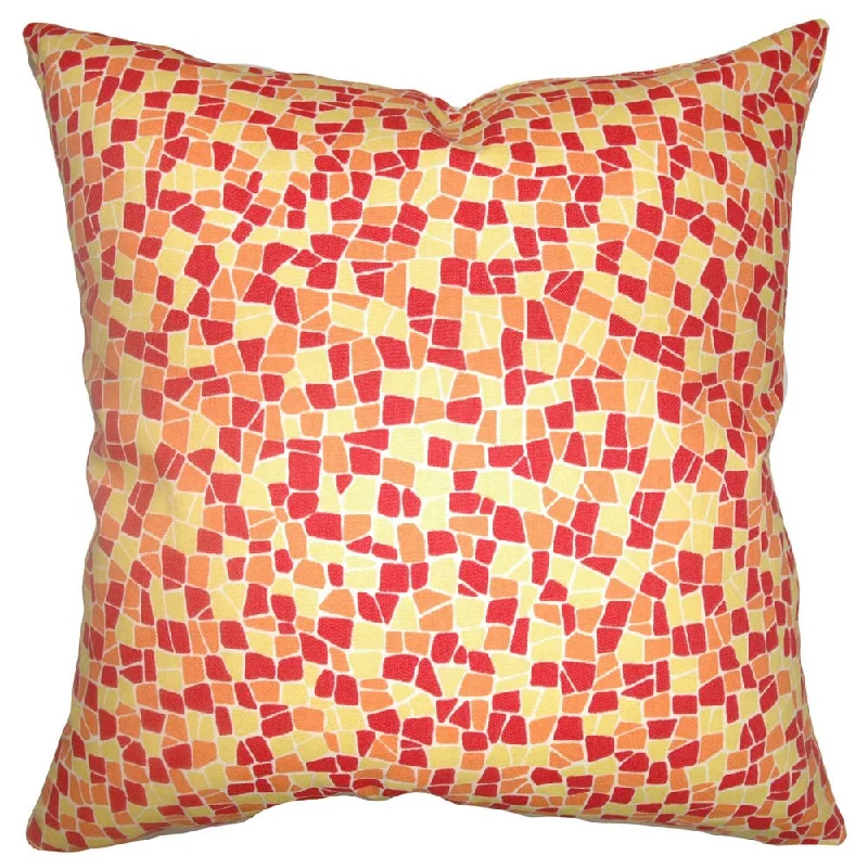 Bentlee Geometric Euro Sham Sungold