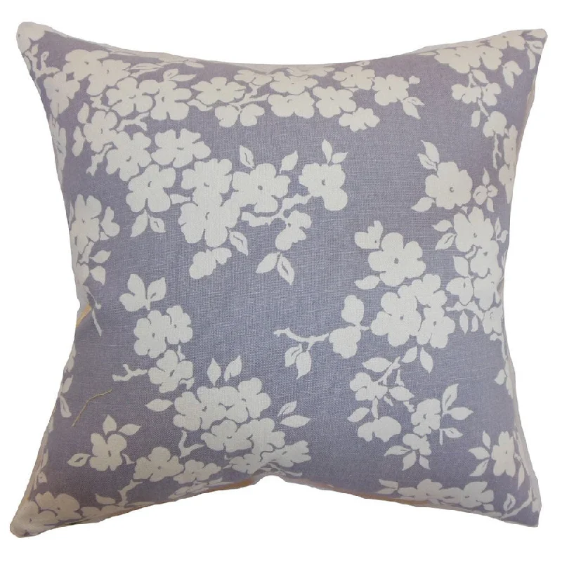 Vieste Floral Euro Sham Lavender