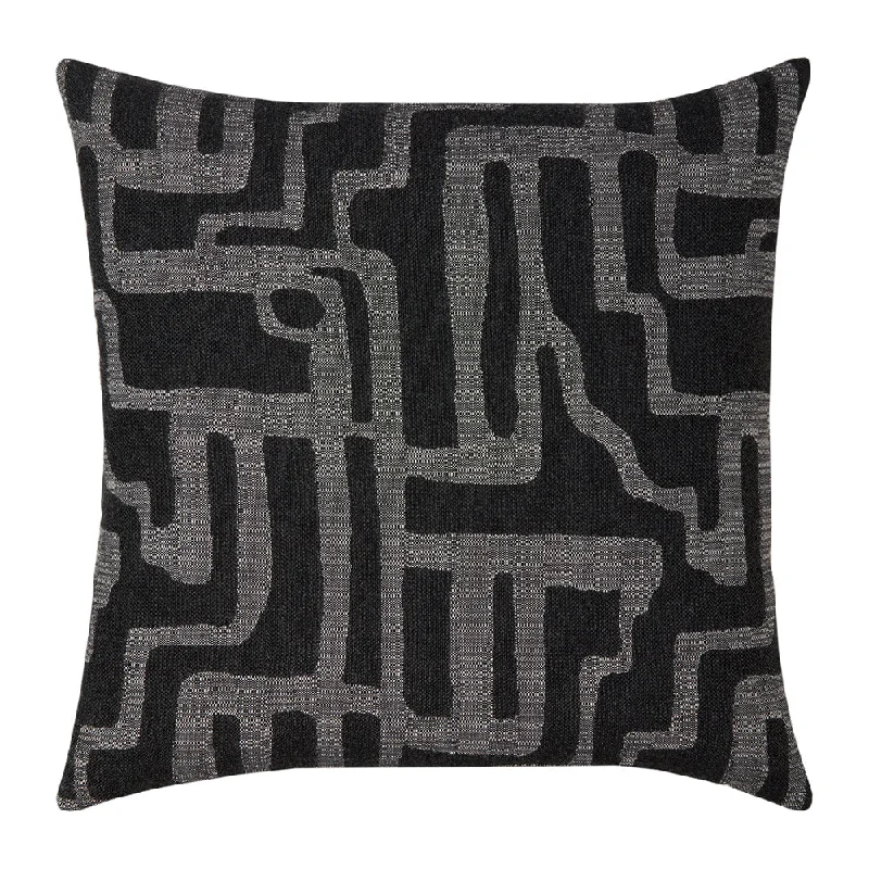 20" Square Elaine Smith Pillow  Noble Charcoal