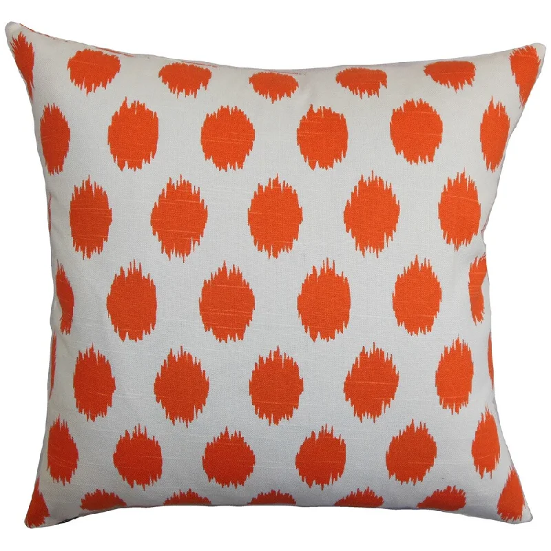 Kaintiba Ikat Euro Sham Orange