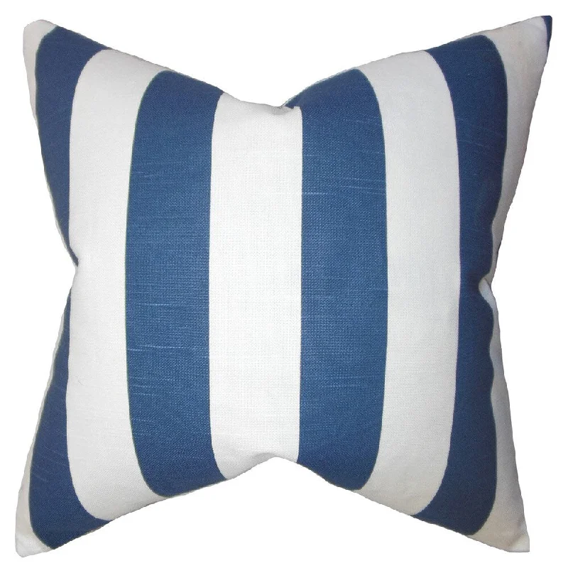 Acantha Stripes Euro Sham Blue