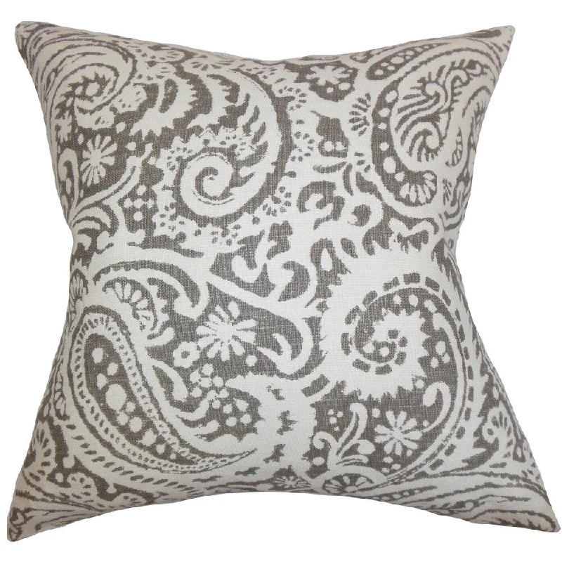 Nellary Paisley Euro Sham Ash