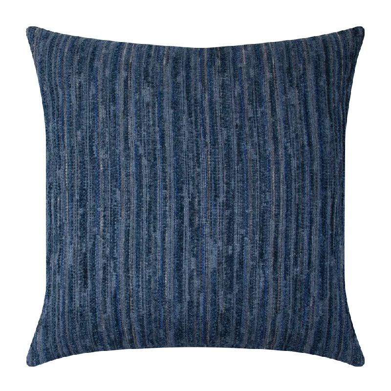 20" Square Elaine Smith Pillow  Luxe Stripe Indigo