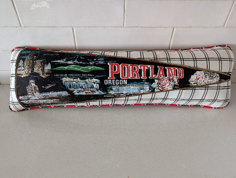 Portland Vintage Pennant Pillow